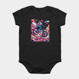 Bicycling Biker Baby Bodysuit